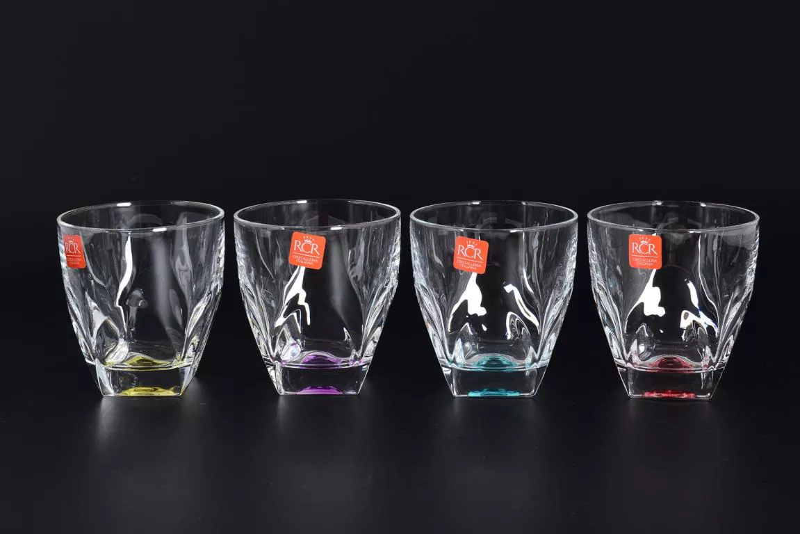 Фото Набор цветных стаканов 4 шт 320 мл Gems Rcr Trends