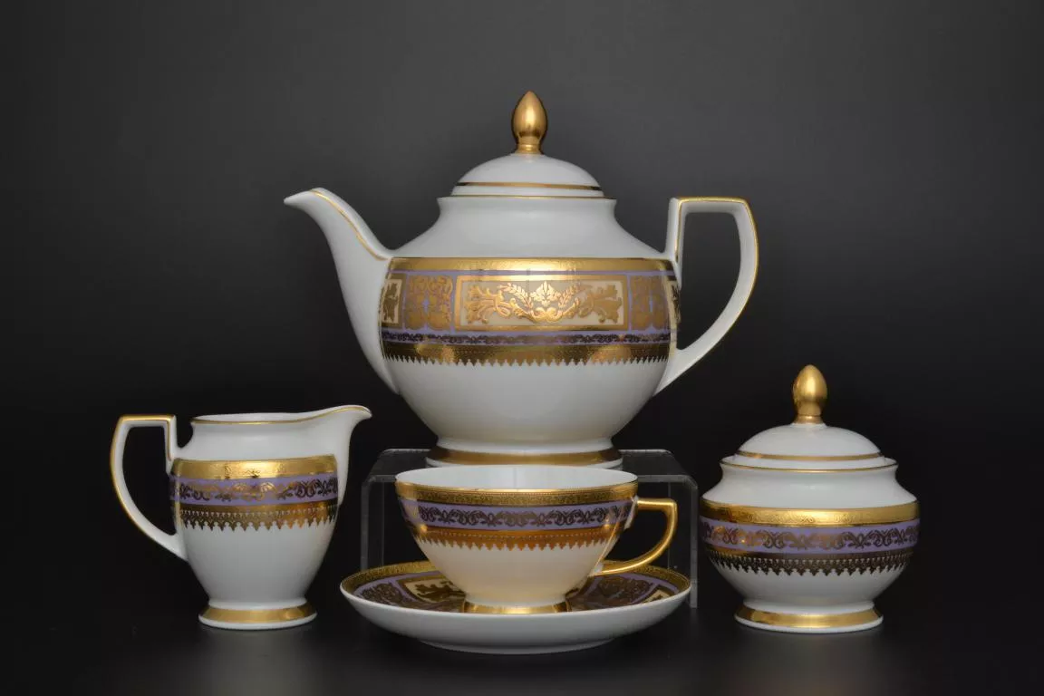 Фото Чайный сервиз на 6 персон 17 предметов Diadem Violet Gold