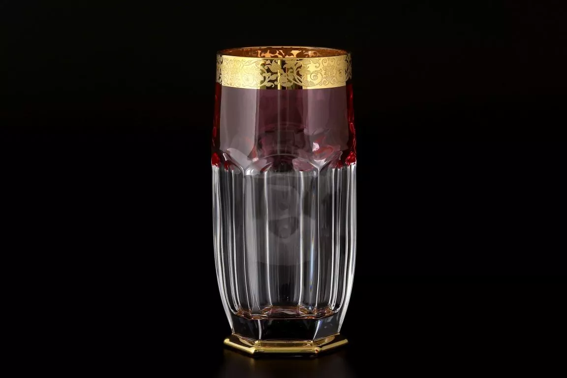 Фото Набор стаканов для воды Сафари розовый 350 мл (6 шт)