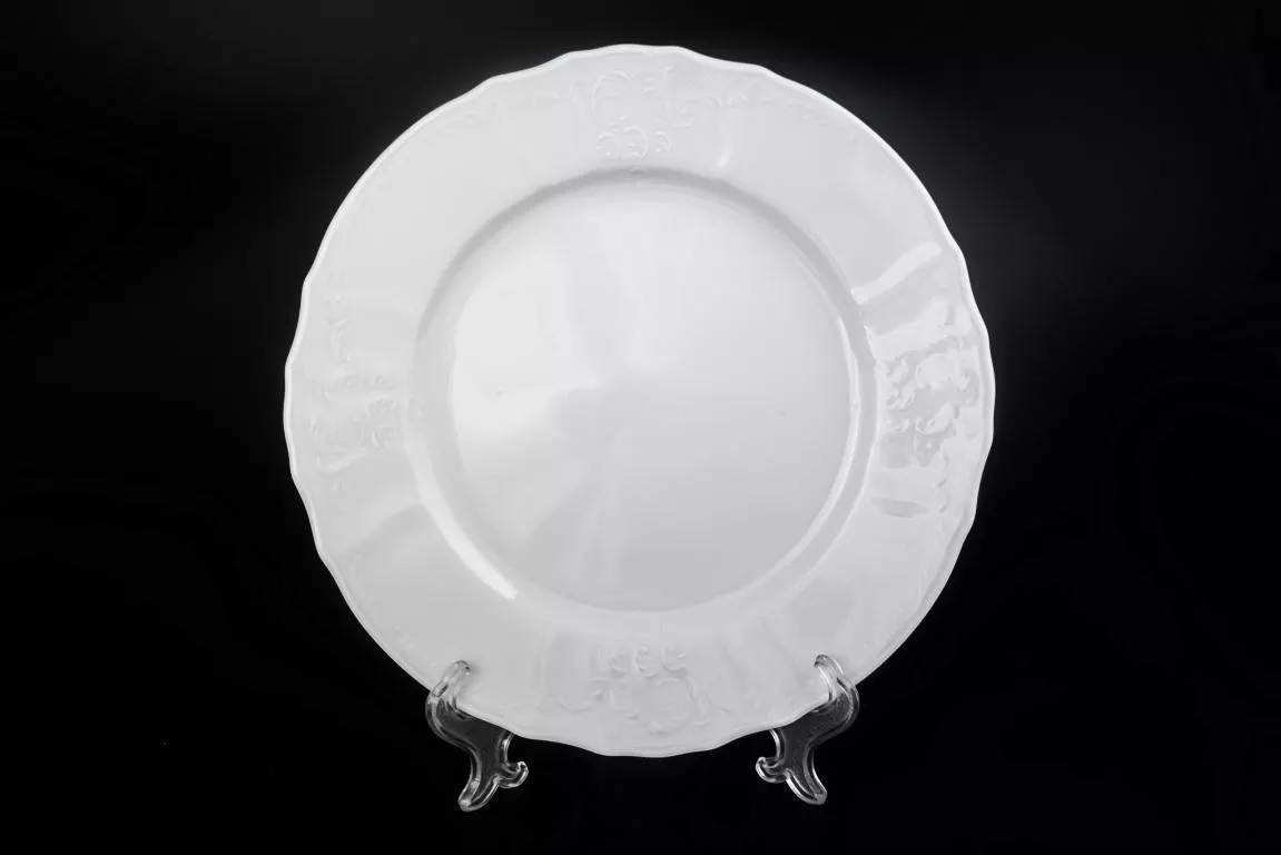 Фото Набор тарелок 25 см Бернадотт Недекорированный (6 шт)