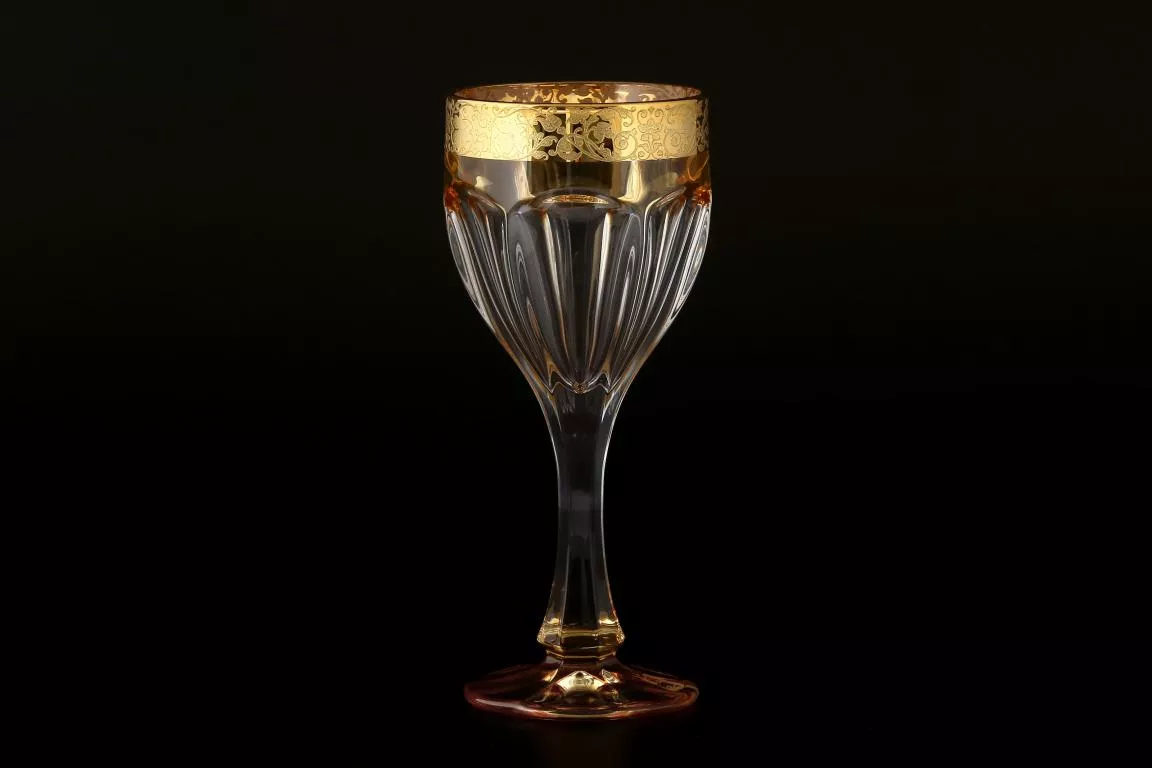 Фото Набор бокалов для вина Сафари желтый (6 шт) E-S