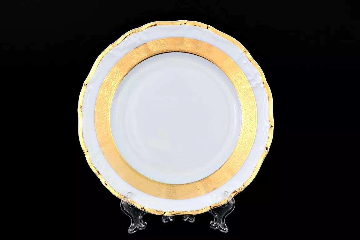 Фото Набор тарелок 19 см Мария Луиза Золотая лента (6 шт)