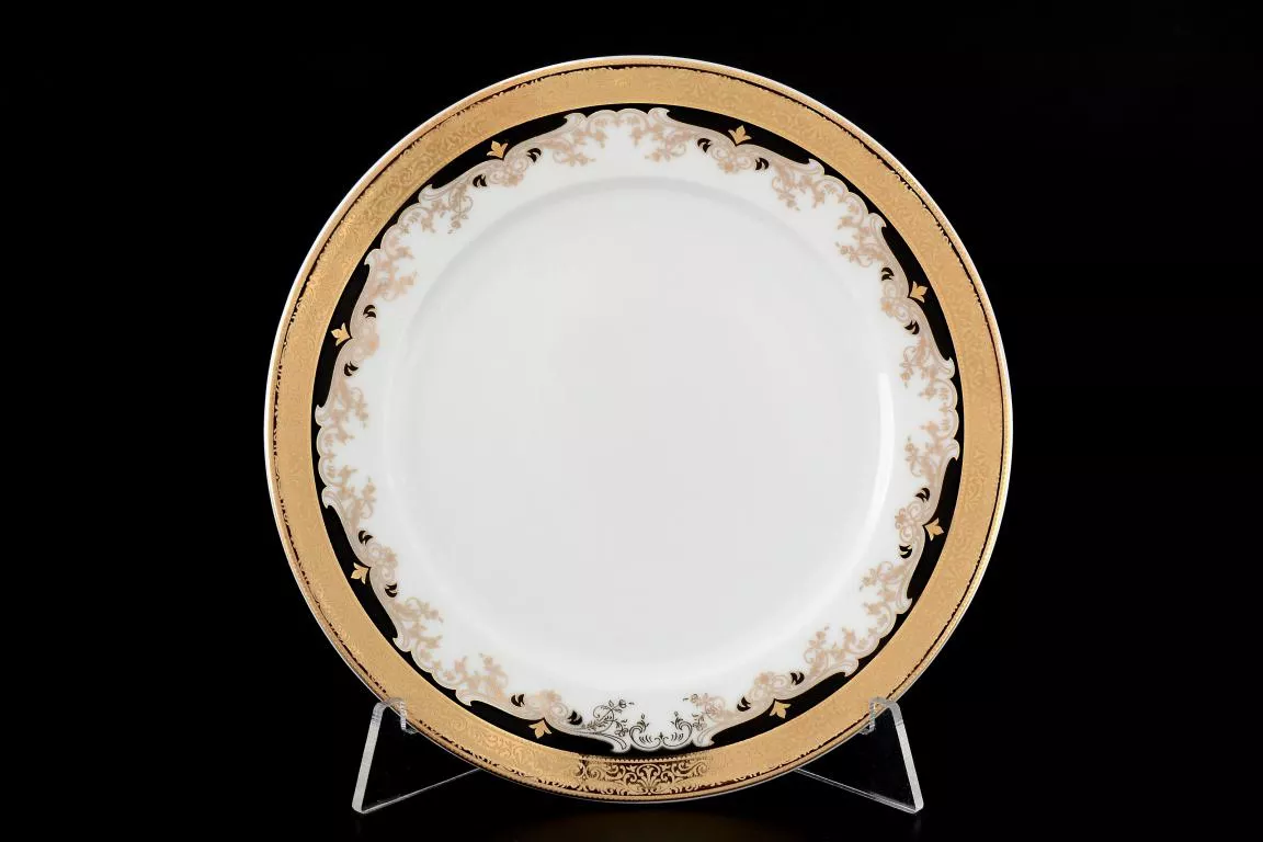 Фото Набор тарелок 17 см Кристина Черная Лилия (6 шт)
