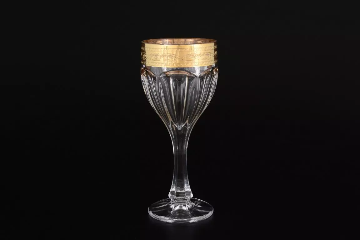 Фото Набор бокалов для вина 190 мл Сафари Голд Ripple