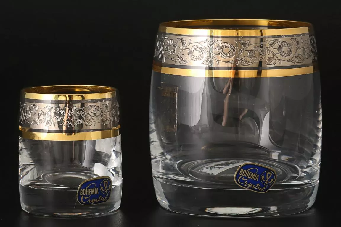 Фото Набор стаканов для виски (6 шт) и стопок для водки 60 мл (6 шт) Идеал Панто Кристалекс