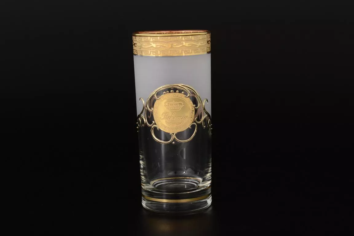 Фото Набор стаканов для воды 300 мл королевский Версаче Богемия А-M (6 шт)
