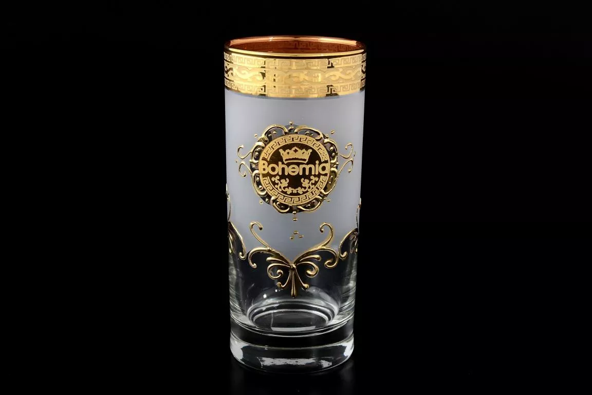 Фото Набор стаканов для воды Версаче Богемия B-G фон