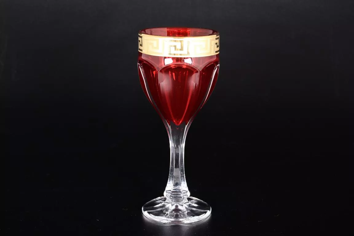 Фото Набор бокалов для вина 190 мл Сафари костка красные (6 шт)