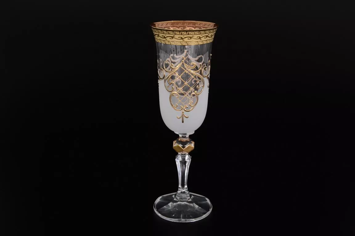 Фото Набор фужеров для шампанского "Lida" B-G фон Артикул 16579
