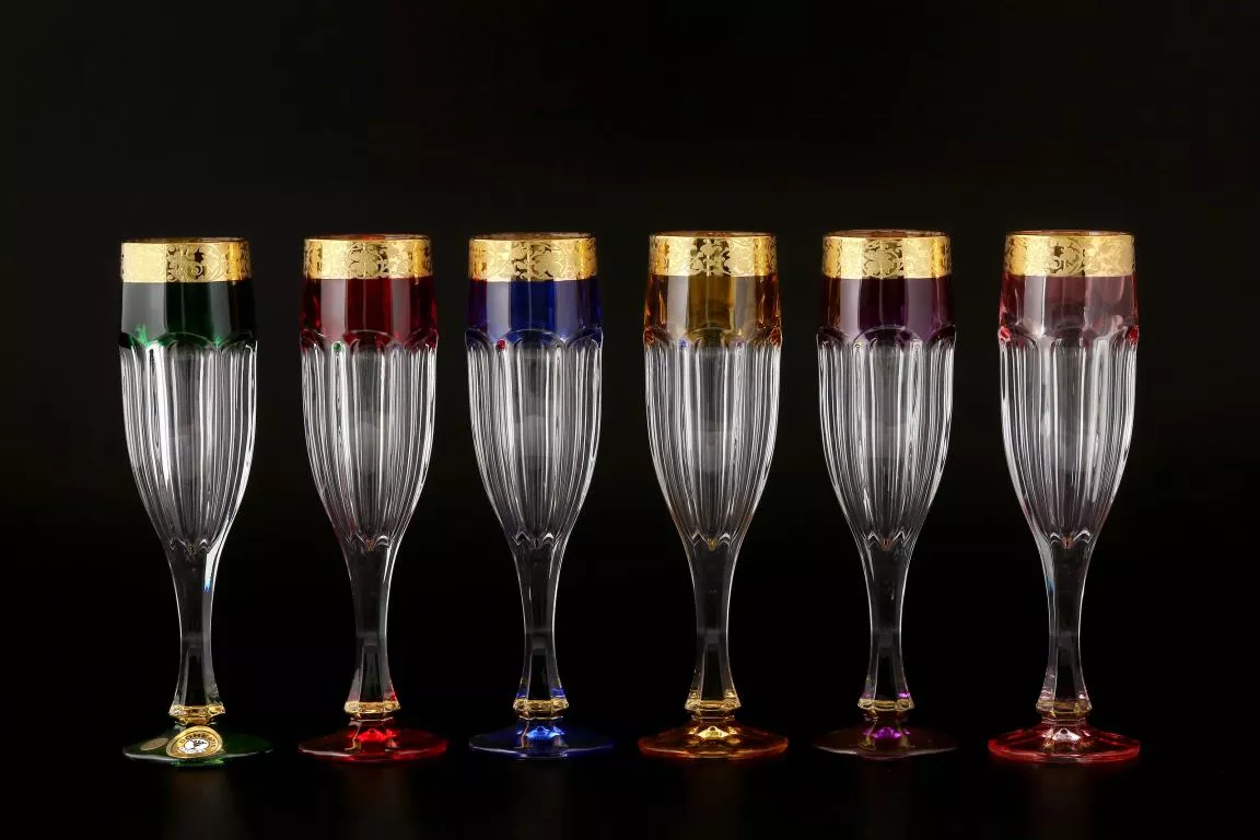 Фото Набор фужеров для шампанского Сафари Ассорти (6 шт) Артикул 20277