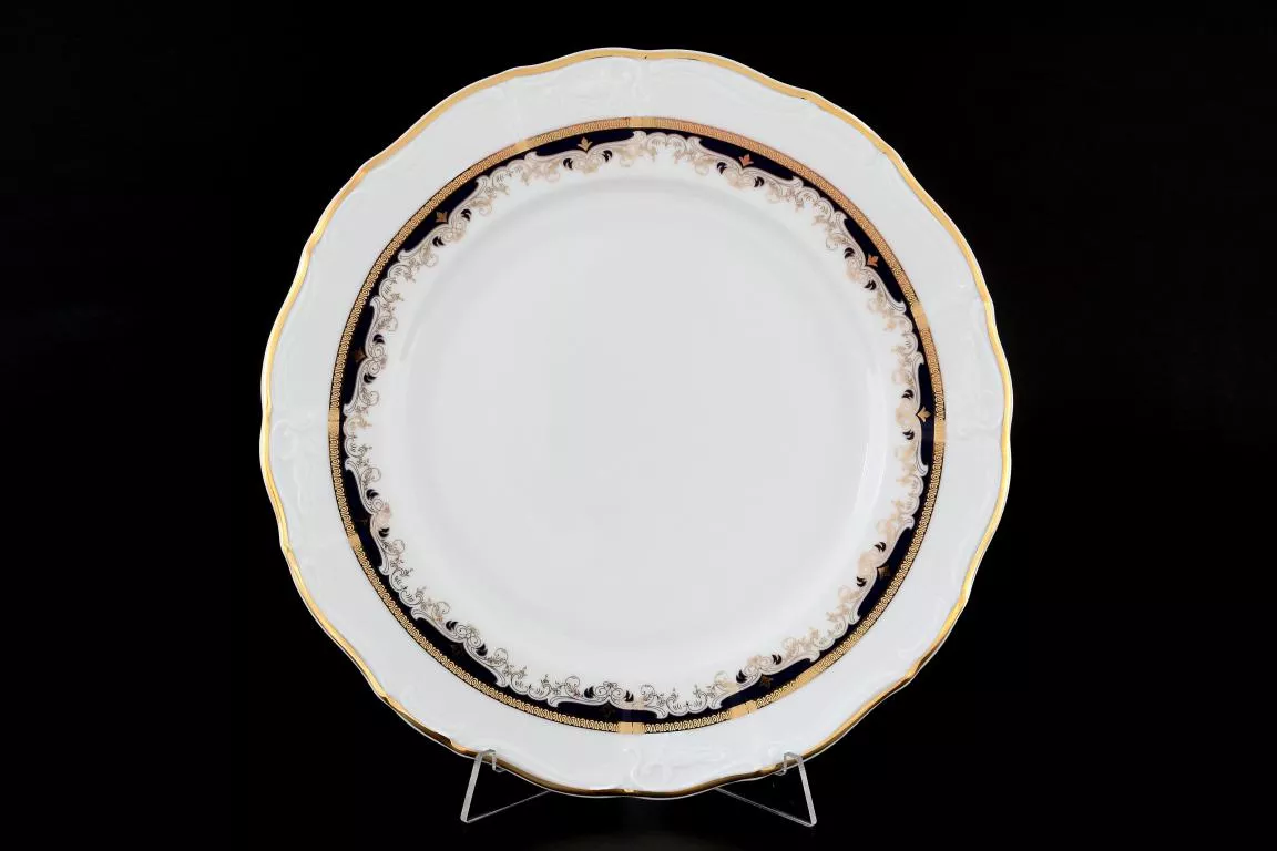 Фото Набор тарелок 27 см Мария Луиза Синяя лилия (6 шт)