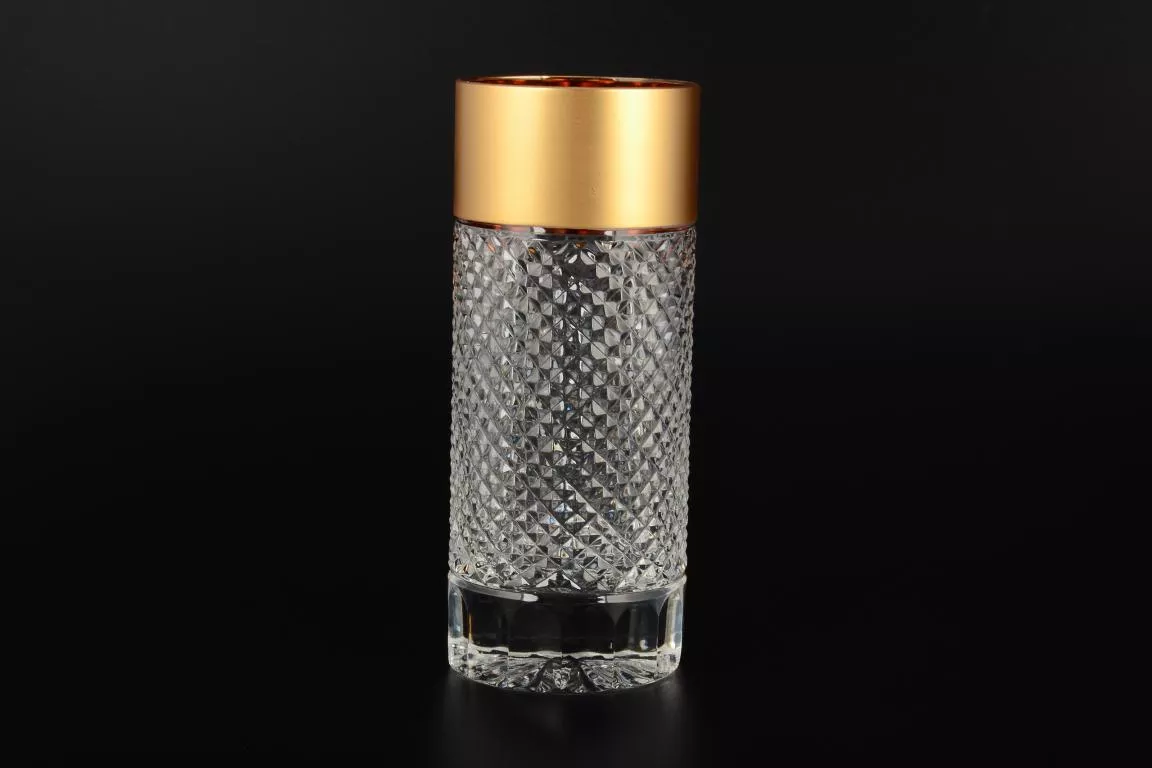 Фото Набор стаканов для воды 320 мл Sonne Crystal Золото (6 шт)