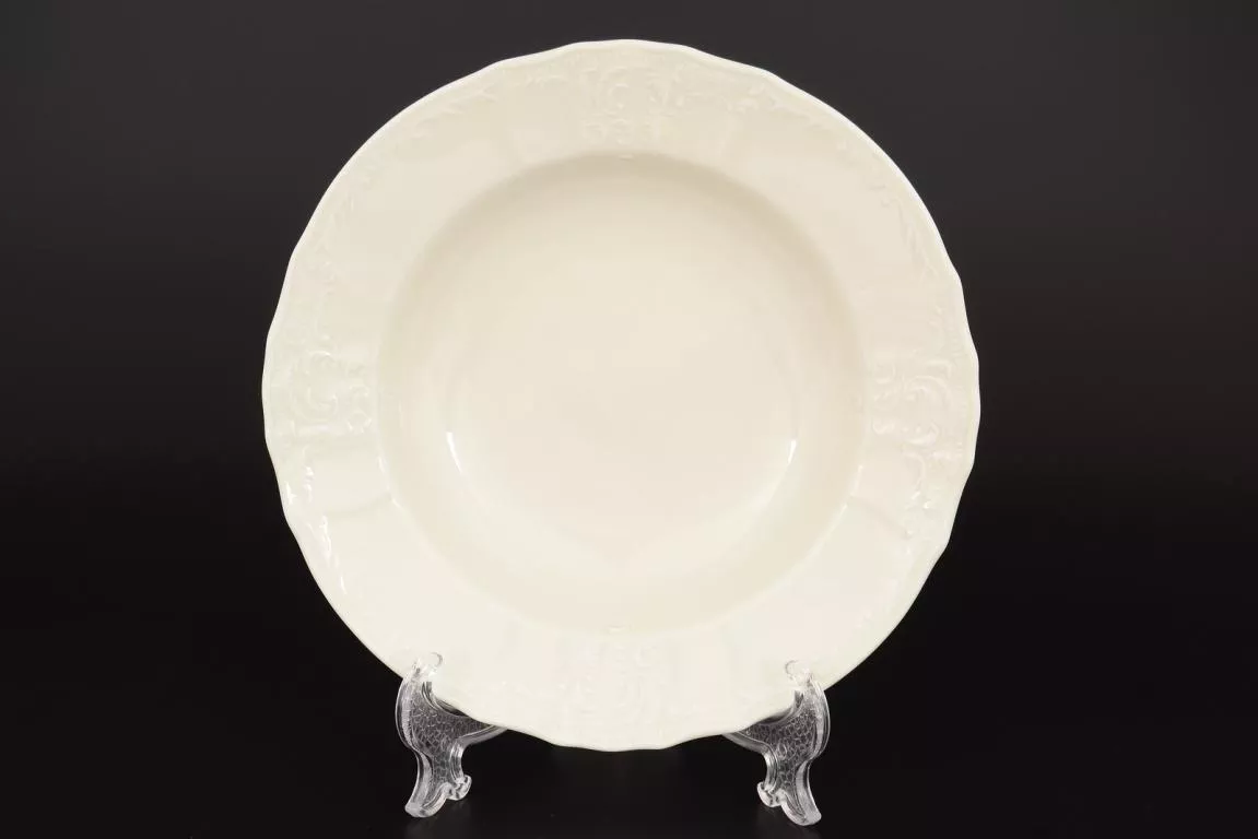 Фото Набор глубоких тарелок 23 см Бернадотт Недекорированный Be-Ivory (6 шт)