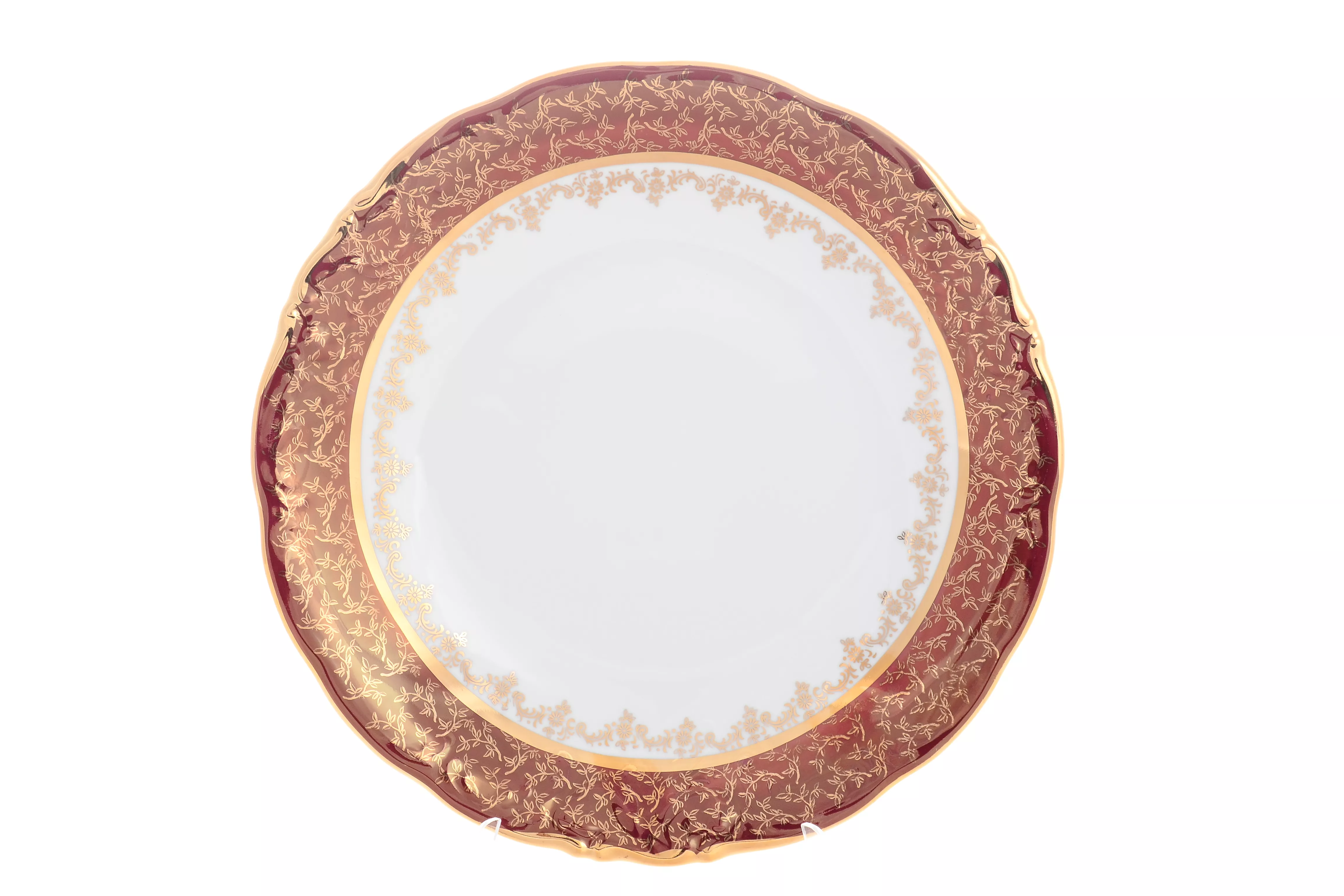 Фото Блюдо круглое 30 см Красный лист Sterne porcelan