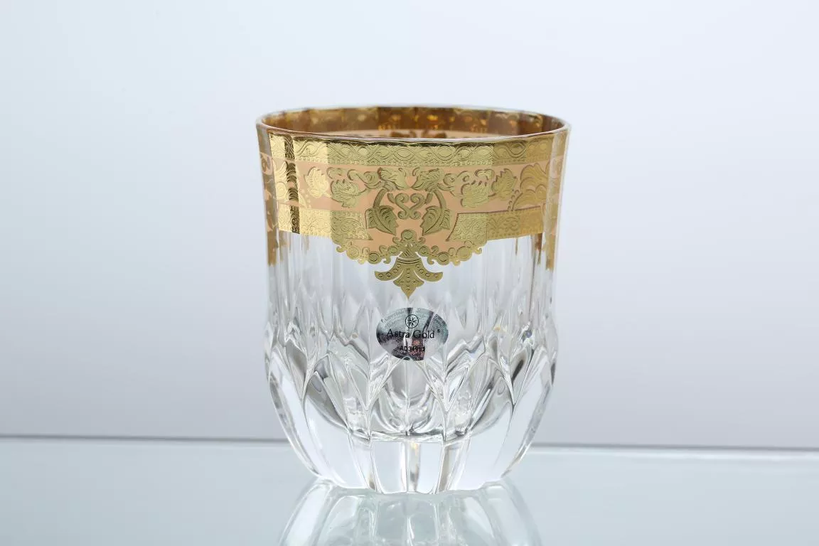 Фото Набор стаканов для виски 350 мл Natalia Golden Ivory Decor Astra Gold (6 шт)