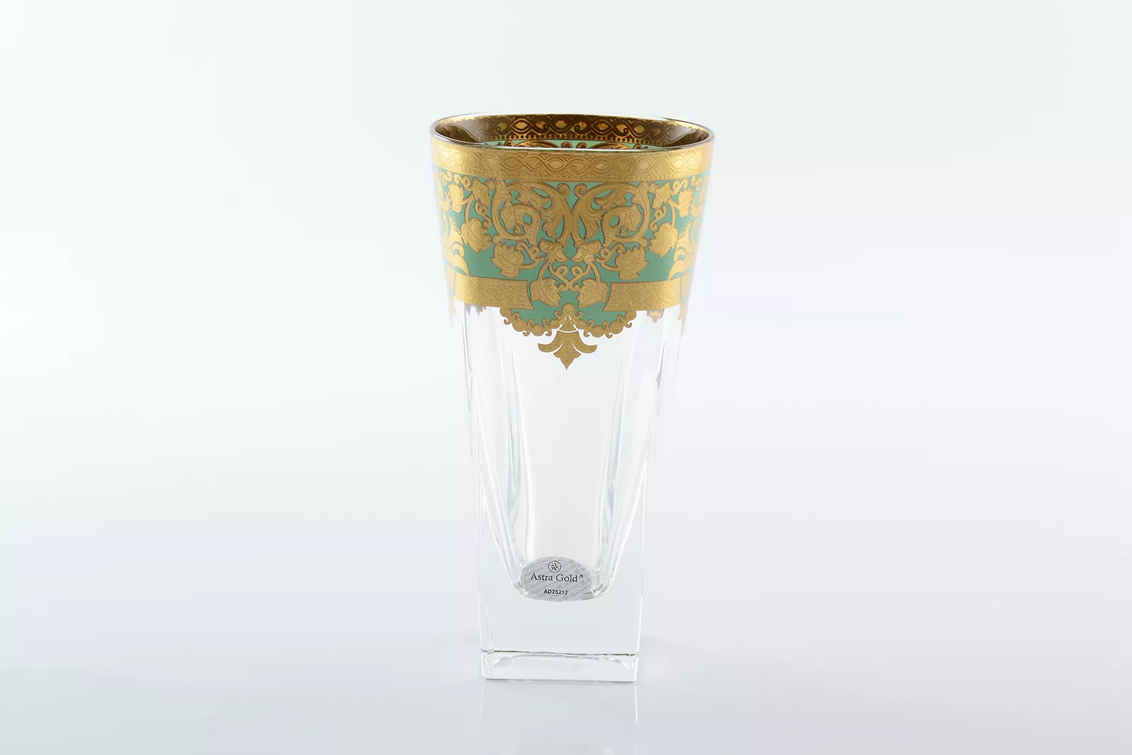 Фото Набор стаканов для воды 380 мл Natalia Golden Turquoise D. Astra Gold (6 шт)