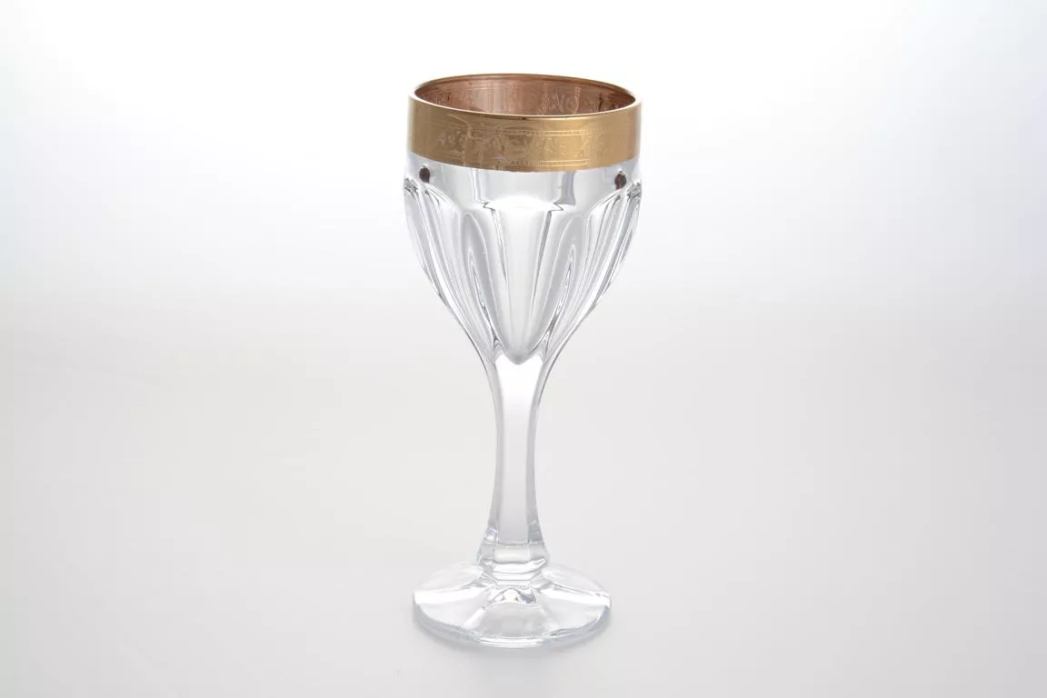 Фото Набор бокалов для вина 190 мл Сафари Bohemia Gold