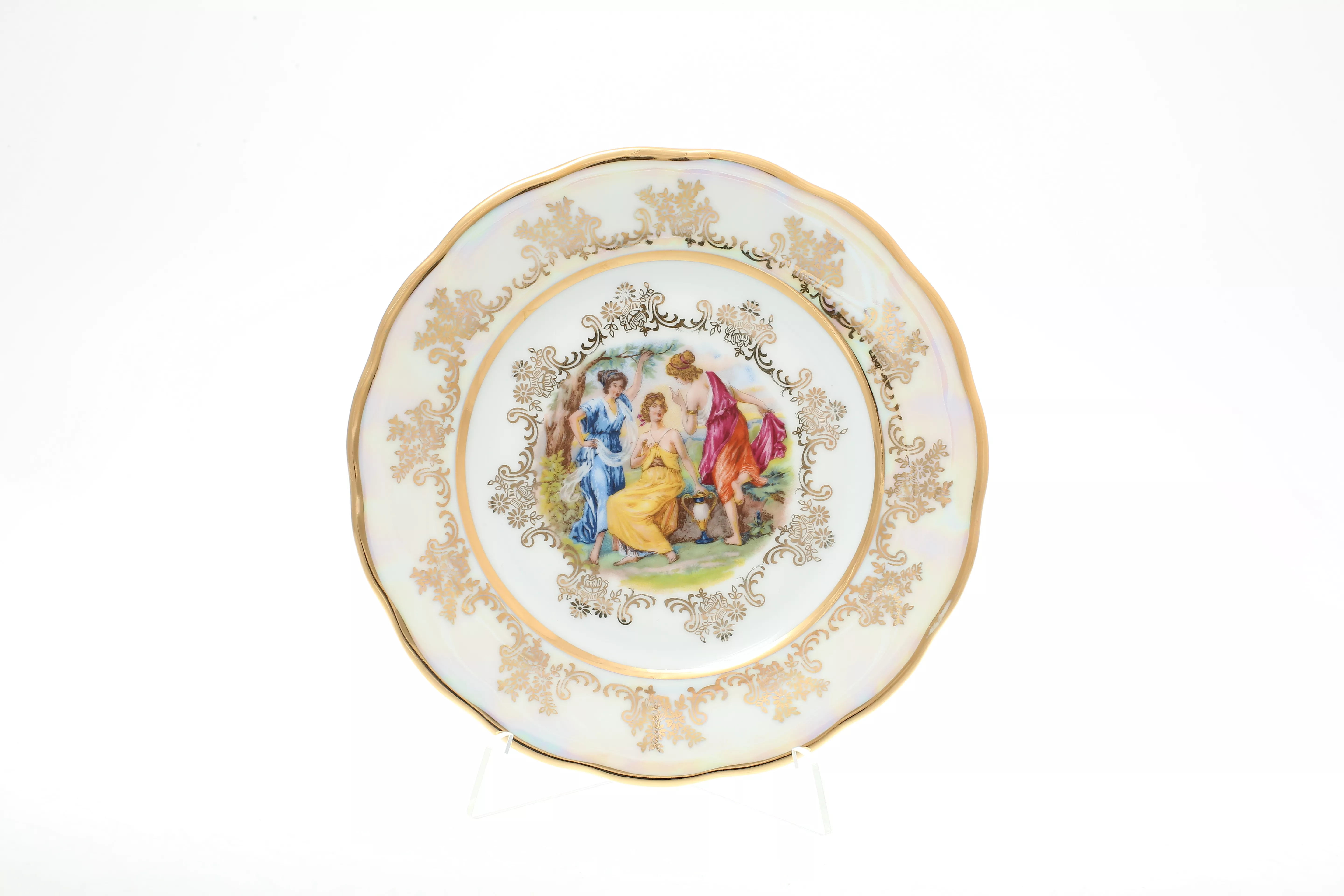 Фото Набор тарелок 19 см Мадонна Перламутр Sterne porcelan (6 шт)