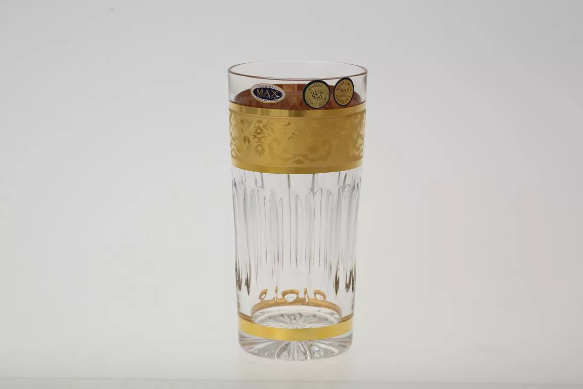 Фото Набор стаканов для воды 350 мл Max Crystal Золото (6 шт.) Артикул 32516