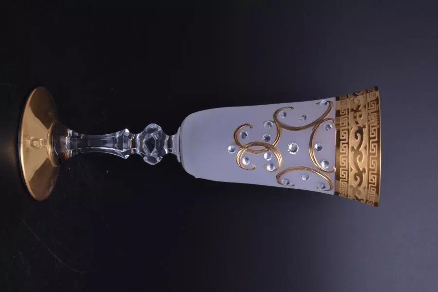 Фото Набор фужеров для шампанского "А-М" фон стразы