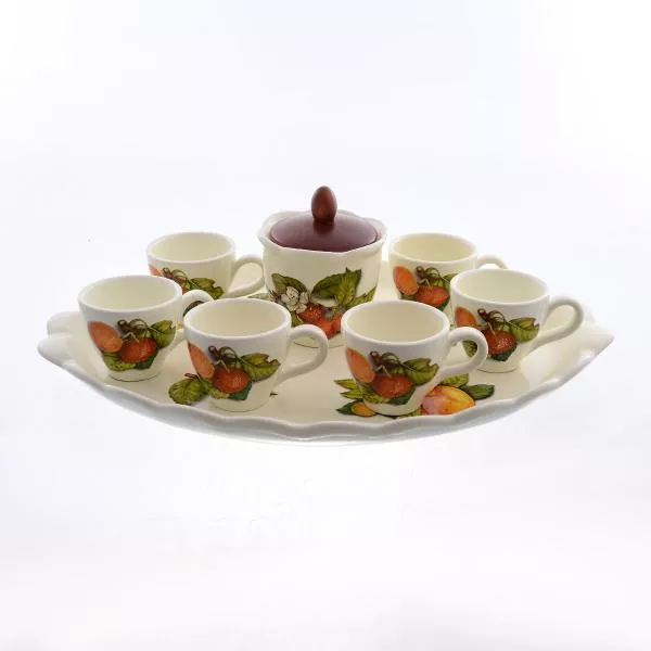 Фото Кофейный сервиз Artigianato Ceramico Груша 9 предметов