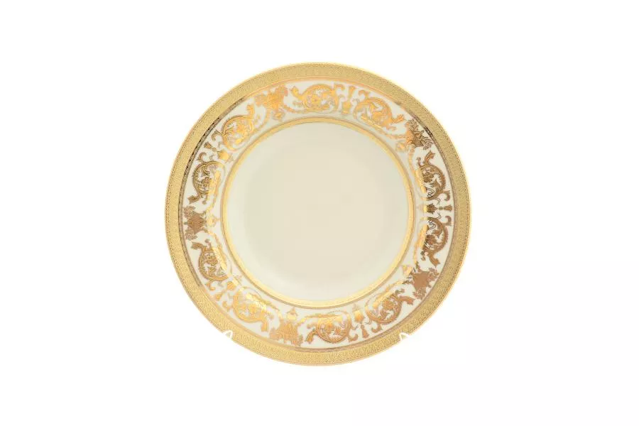 Фото Набор тарелок глубоких Falkenporzellan Imperial Cream Gold  22 см(6 шт)