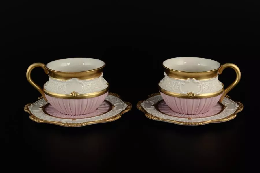 Фото Чайные пары розовые CATTIN