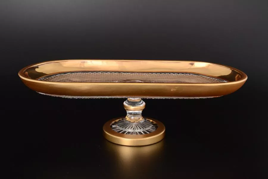 Фото Рулетница 36 см на ножке Sonne Crystal Золото
