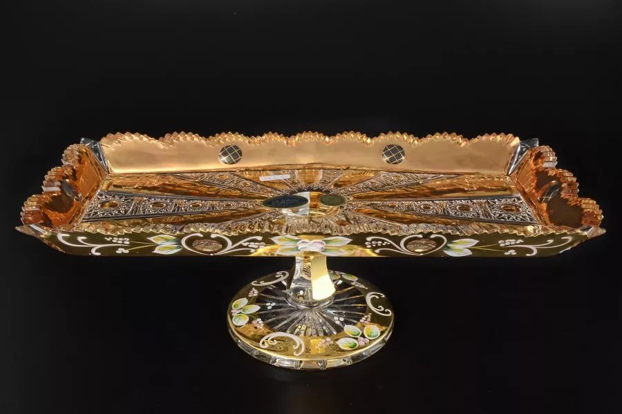 Фото Рулетница 40 см на ножке Jahami Золото