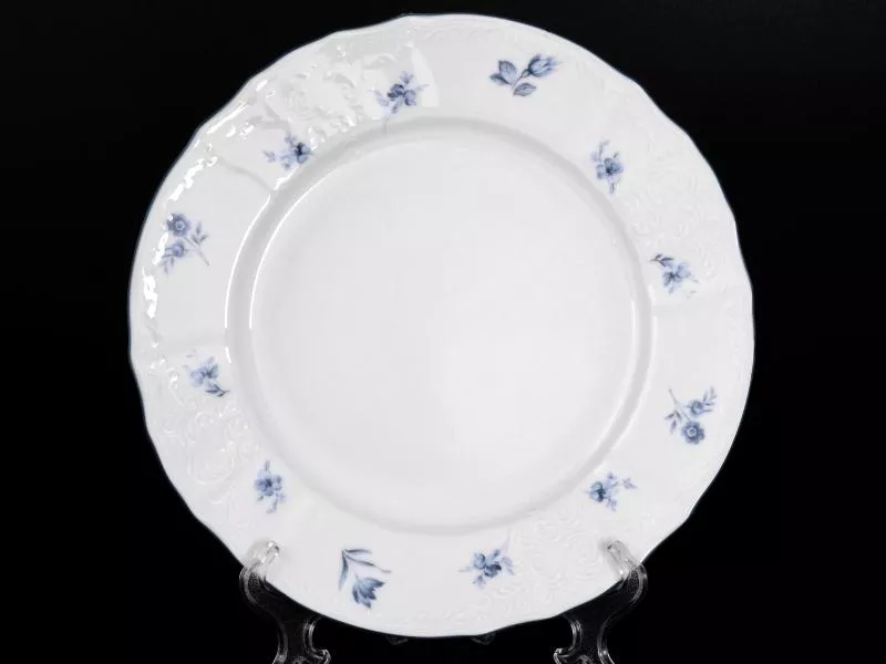 Фото Набор тарелок 21 см Бернадотт Синий цветок (6 шт)