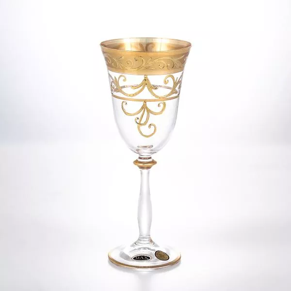 Фото Анжела набор бокалов для вина 250 мл Star Crystal (6 шт) Артикул 33270